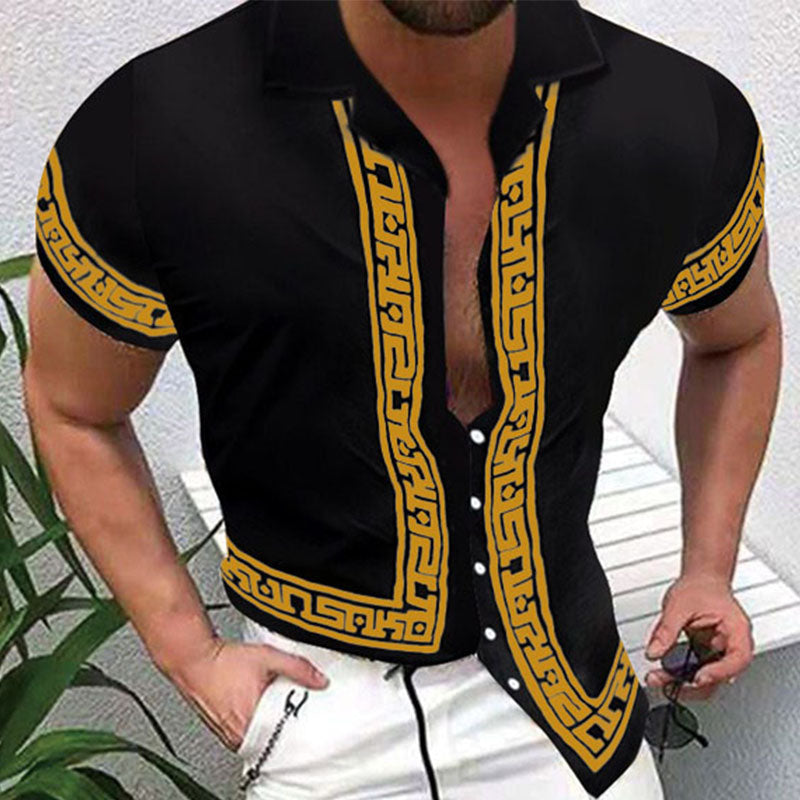 Chemise Homme Hawaïenne à Fleurs Colorées - BerlinGlamour