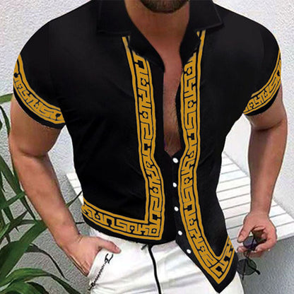 Chemise Homme Hawaïenne à Fleurs Colorées - BerlinGlamour