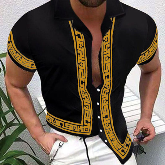 Chemise Homme Hawaïenne à Fleurs Colorées - BerlinGlamour