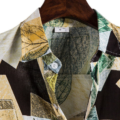 Chemise décontractée Homme Imprimé Coloré