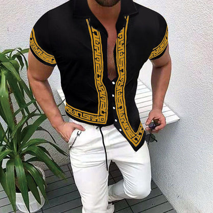 Chemise Homme Hawaïenne à Fleurs Colorées