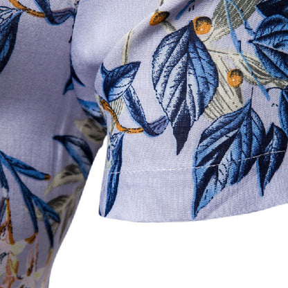 Chemise Homme Décontractée Lin et Coton pour Été