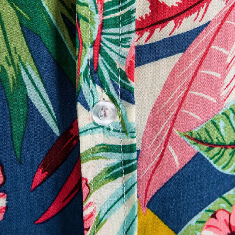 Chemise Homme Décontractée Imprimée Pour Vacances