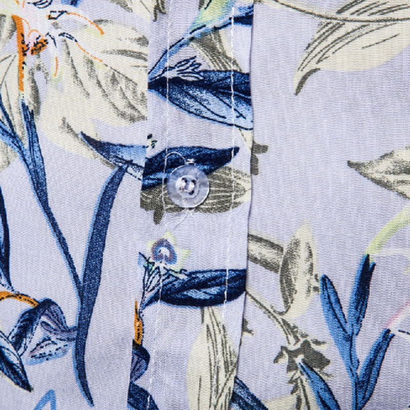 Chemise Homme Décontractée Lin et Coton pour Été