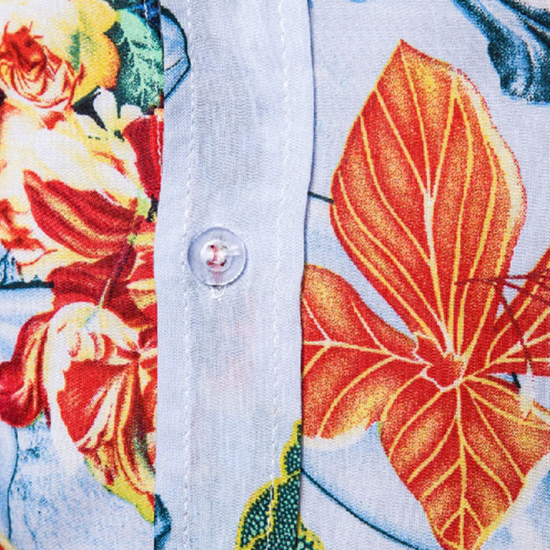 Chemise décontraxe imprimée homme été
