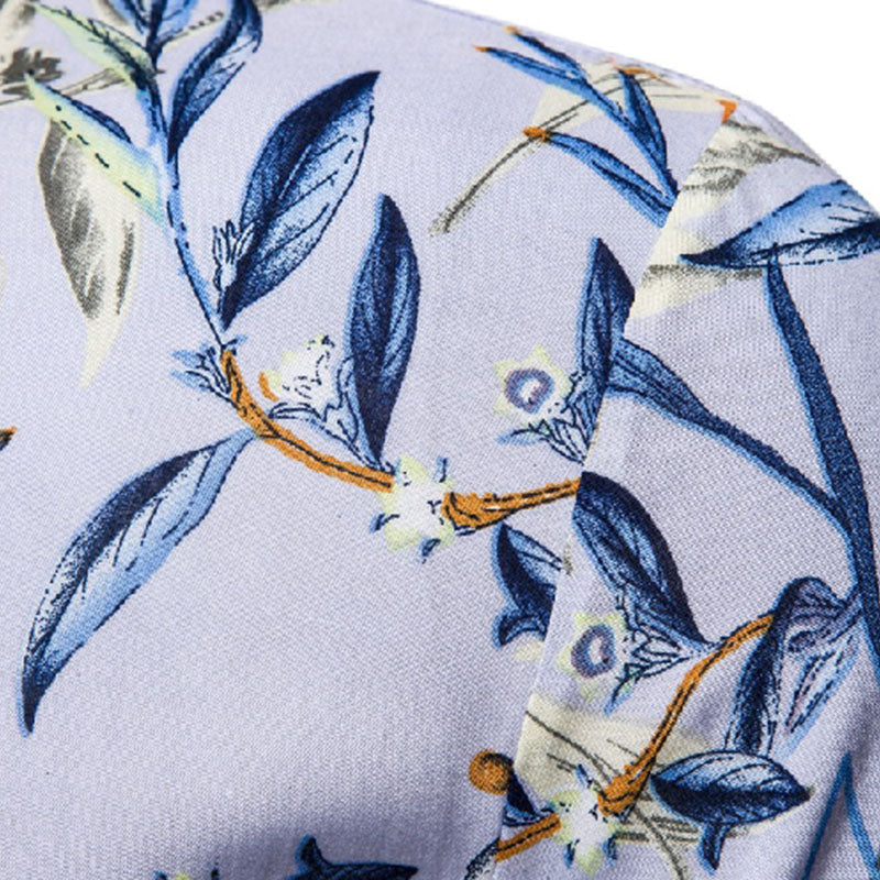 Chemise Homme Décontractée Lin et Coton pour Été