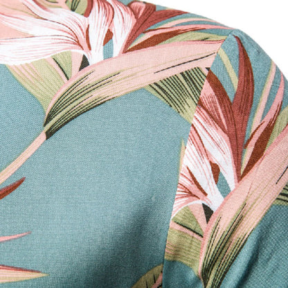 Chemise Homme Manches Courtes Tropicale pour Vacances