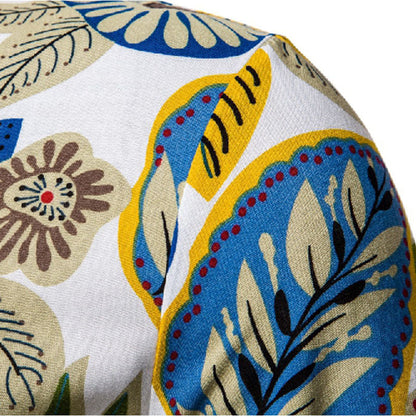 Chemise Homme Court Manches imprimé Vintage Coton