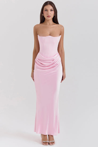 Robe de Mariage sans Bretelles pour Femme Grande Taille