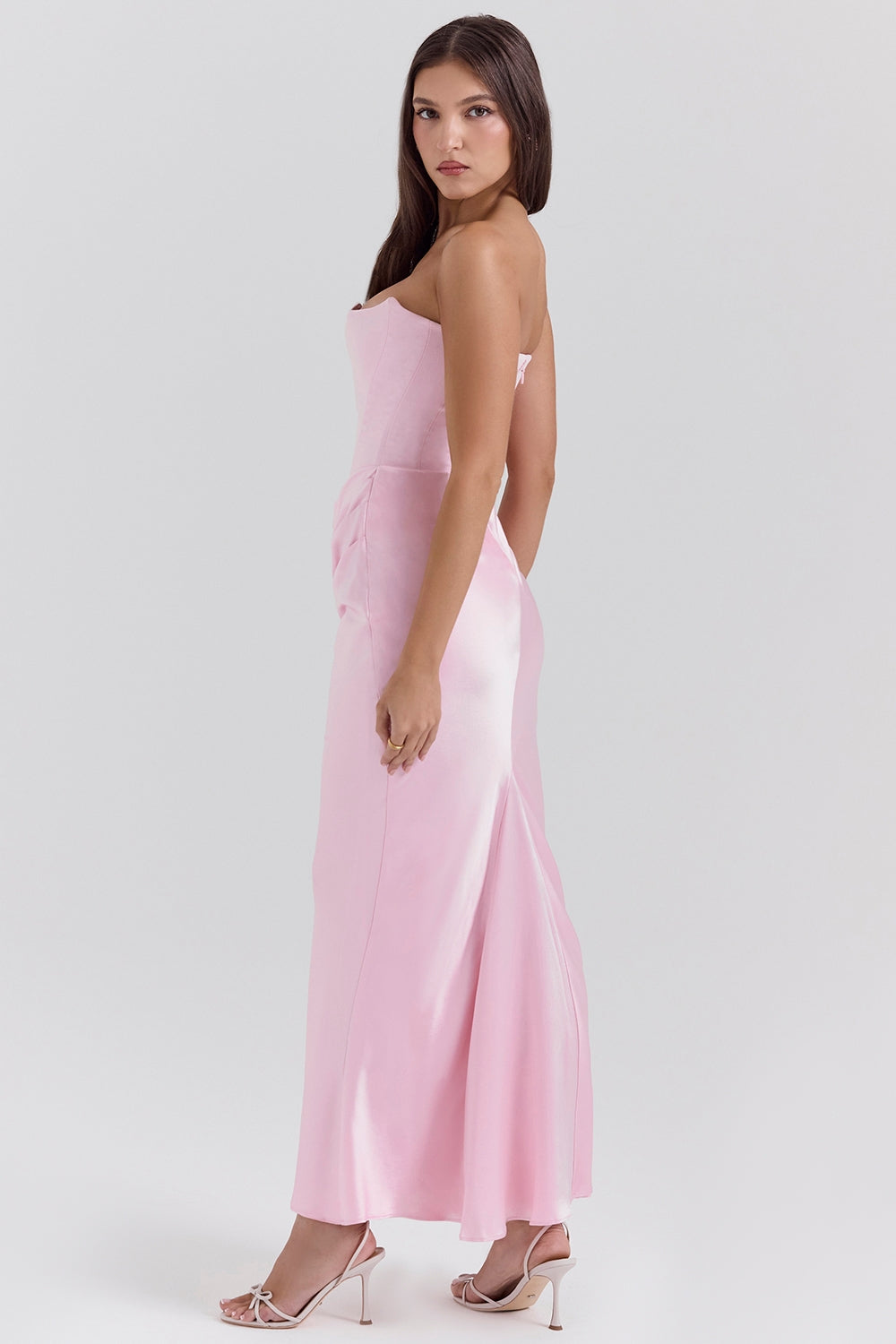 Robe de Mariage sans Bretelles pour Femme Grande Taille