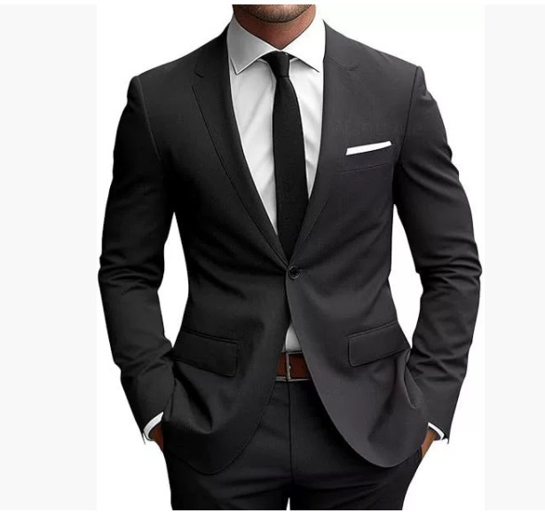 Costume Homme Slim Fit Élégant pour Printemps