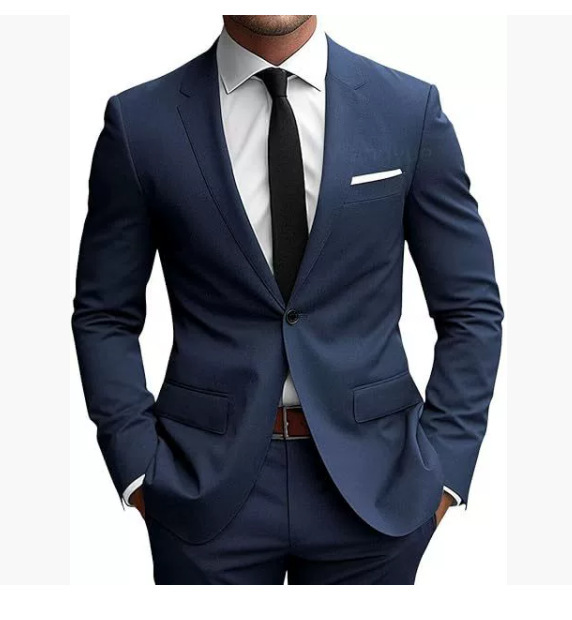 Costume Homme Slim Fit Élégant pour Printemps