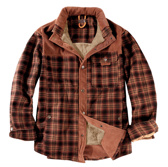 Veste Flanelle Homme Élégante et Chaude