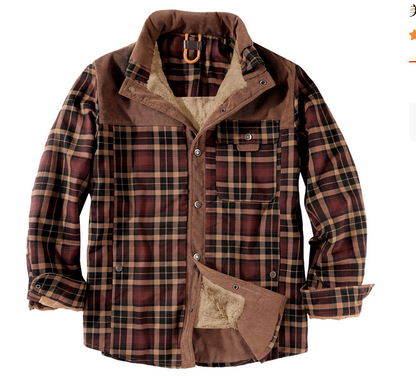 Veste Flanelle Homme Élégante et Chaude