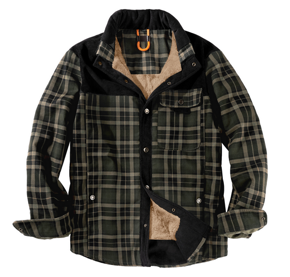 Veste Flanelle Homme Élégante et Chaude