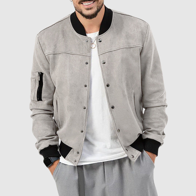 Veste Homme Hiver Étanche avec Capuchon et Poches Zippées