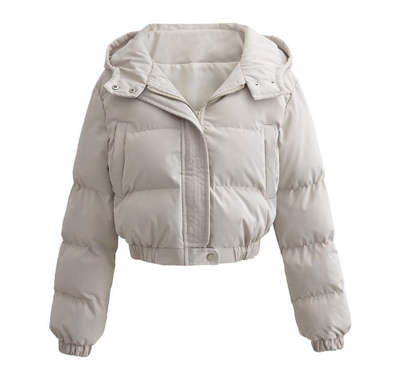 Veste Doudoune Hiver Femme Manches Longues Élégante