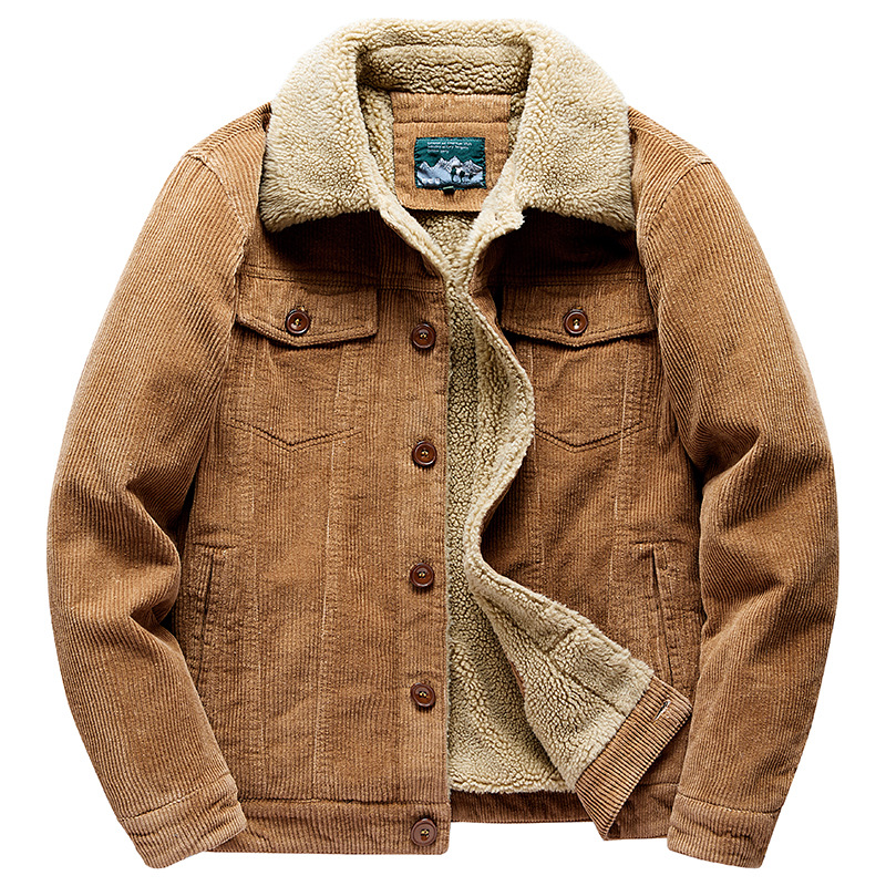 Veste Cuir Homme Hiver avec Doublure Sherpa Élégante