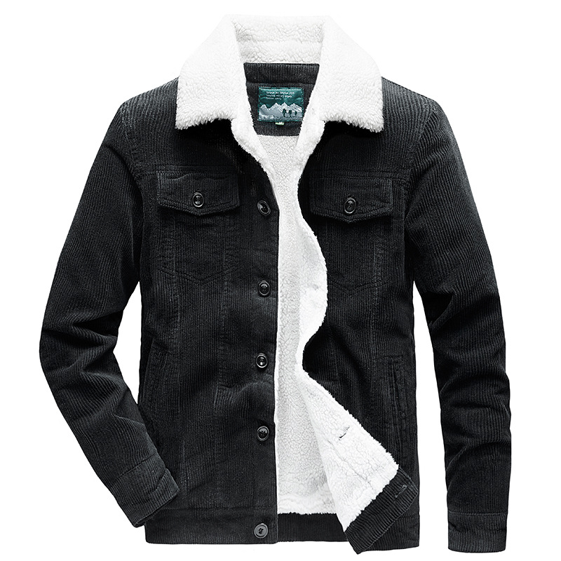 Veste Cuir Homme Hiver avec Doublure Sherpa Élégante