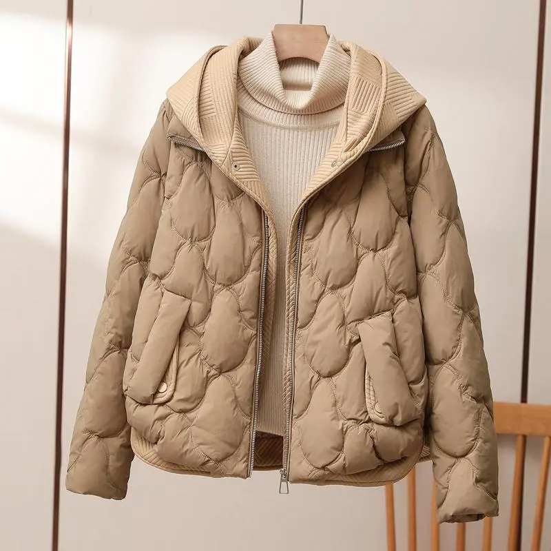 Parka Hivernale Doublée Capuche et Poches - PanierRoyale