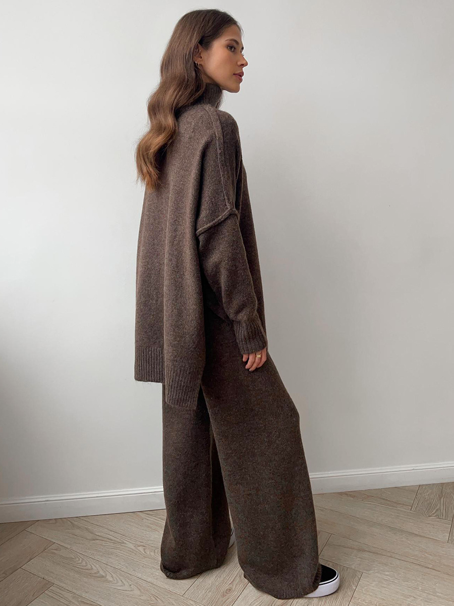 Pull Oversize Tricot Femme Confortable pour Détente
