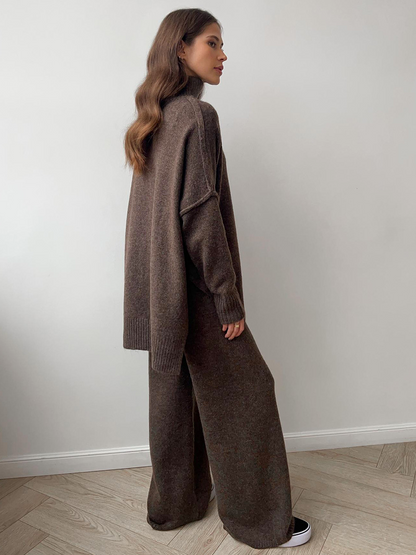 Pull Oversize Tricot Femme Confortable pour Détente