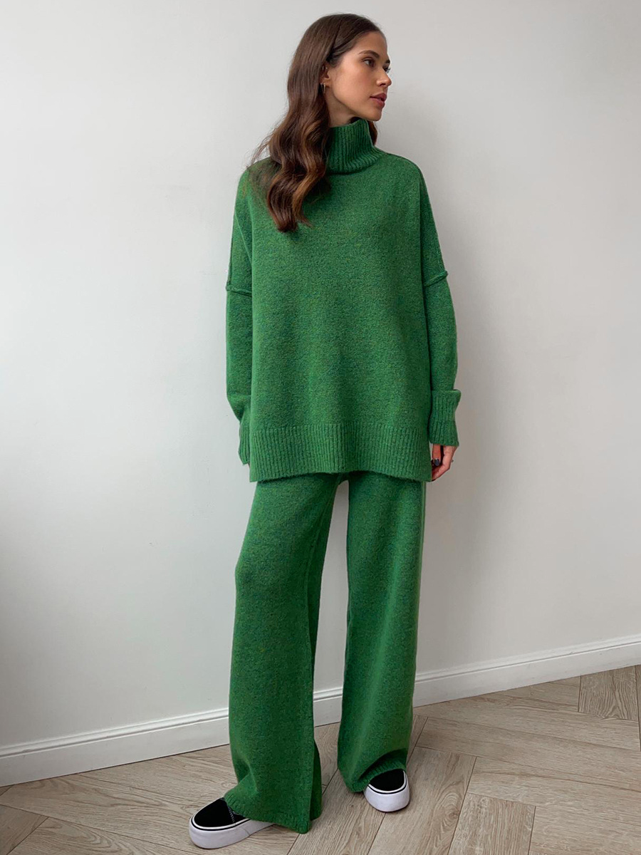 Pull Oversize Tricot Femme Confortable pour Détente