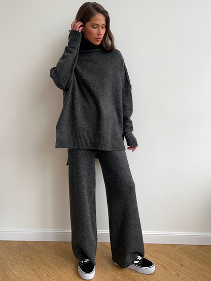 Pull Oversize Tricot Femme Confortable pour Détente