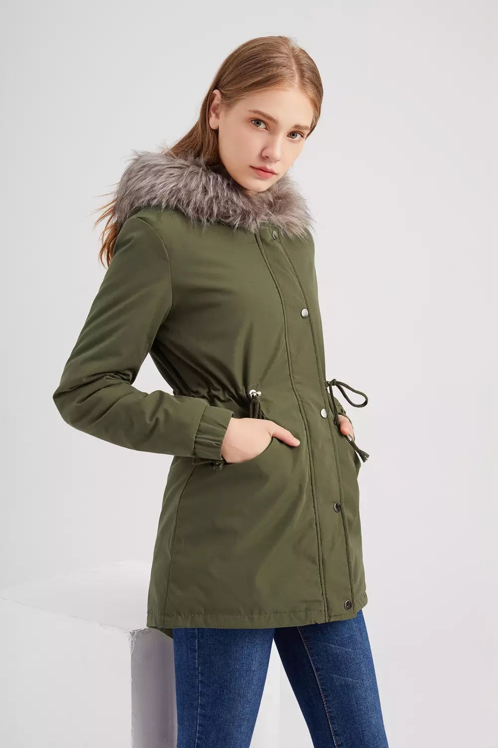 Parka Hiver Élégant avec Poches Pratiques - PanierRoyale