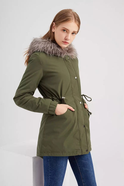 Parka Hiver Élégant avec Poches Pratiques - PanierRoyale