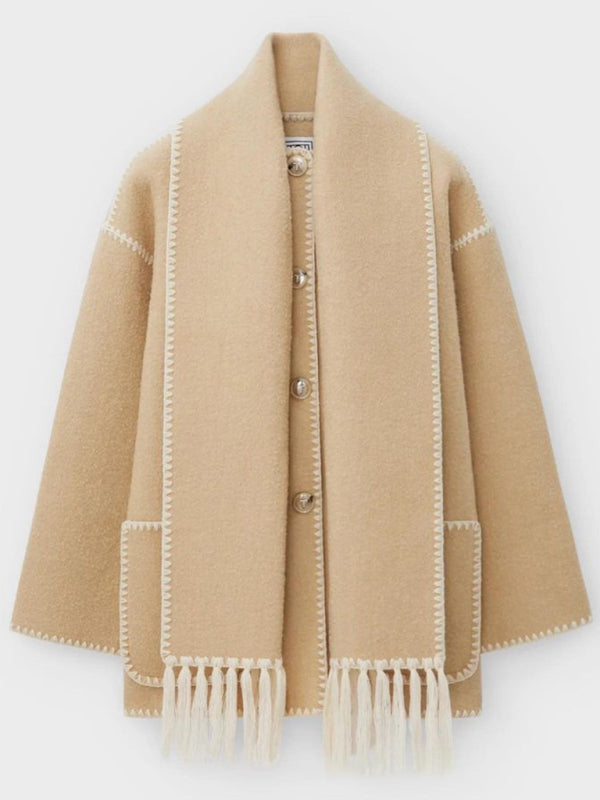 Manteau Femme Chic en Laine pour Hiver