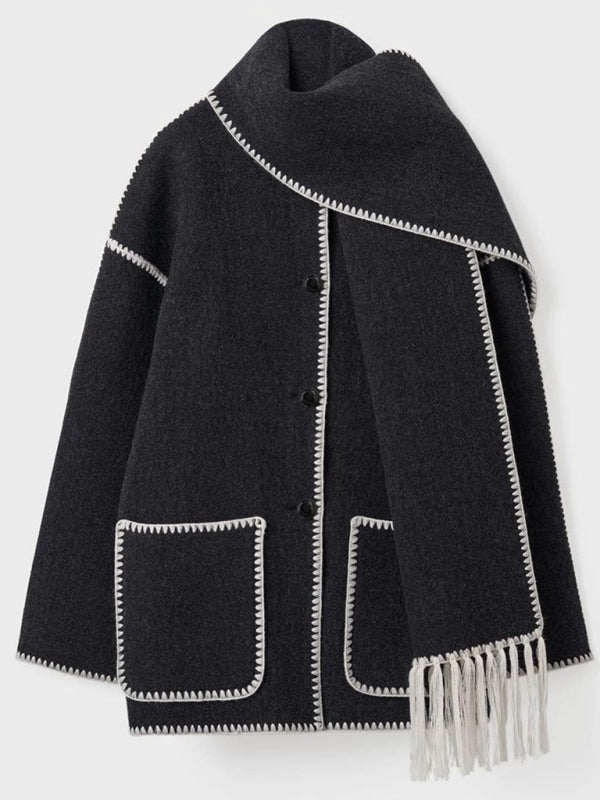 Manteau Femme Chic en Laine pour Hiver - PanierRoyale