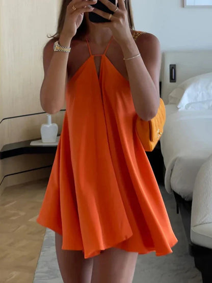 Olivia™ – Robe Femme Mini Élégante à Col V Profond pour Soirées Chic-1