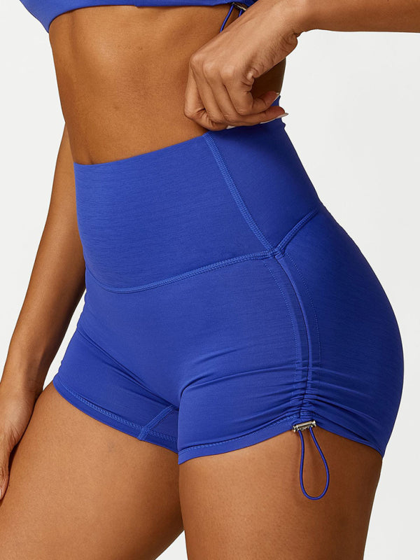 Shorts de Sport Haute Taille Élastiques pour Femme