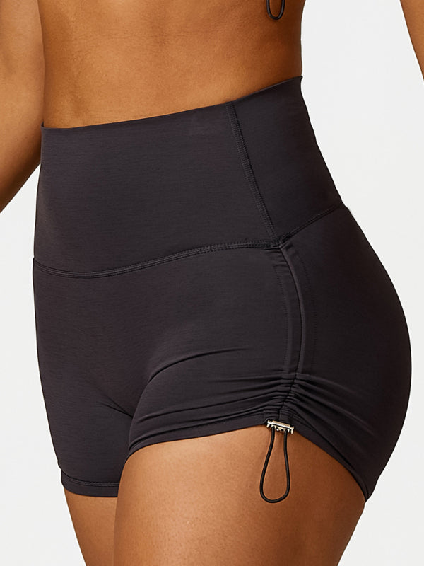 Shorts de Sport Haute Taille Élastiques pour Femme