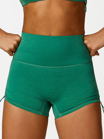 Shorts de Sport Haute Taille Élastiques pour Femme