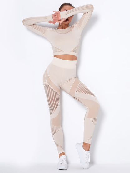Maillot de Sport 2 Pièces Élastique Design Structuré