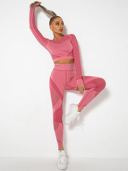 Maillot de Sport 2 Pièces Élastique Design Structuré