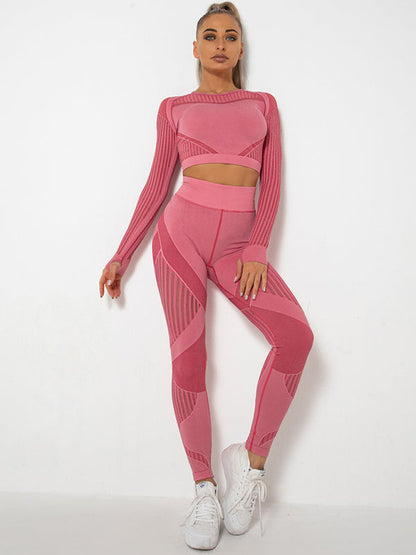 Maillot de Sport 2 Pièces Élastique Design Structuré