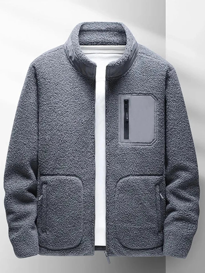 Veste polaire homme douce et chaude pour hiver