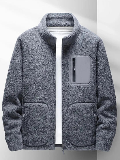 Veste polaire homme douce et chaude pour hiver