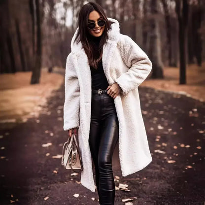 Manteau Femme Hiver Chic - Veste Élégante avec Capuche et Fermeture Éclair