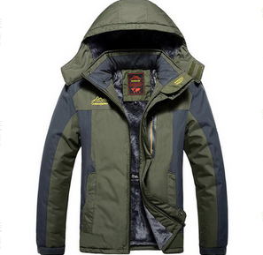 Blouson Homme Imperméable Rouge Hiver