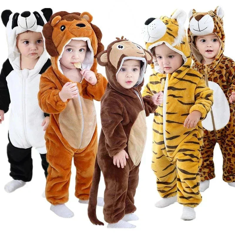 Costume Bébé Peluche Jungle Amusant - PanierRoyale