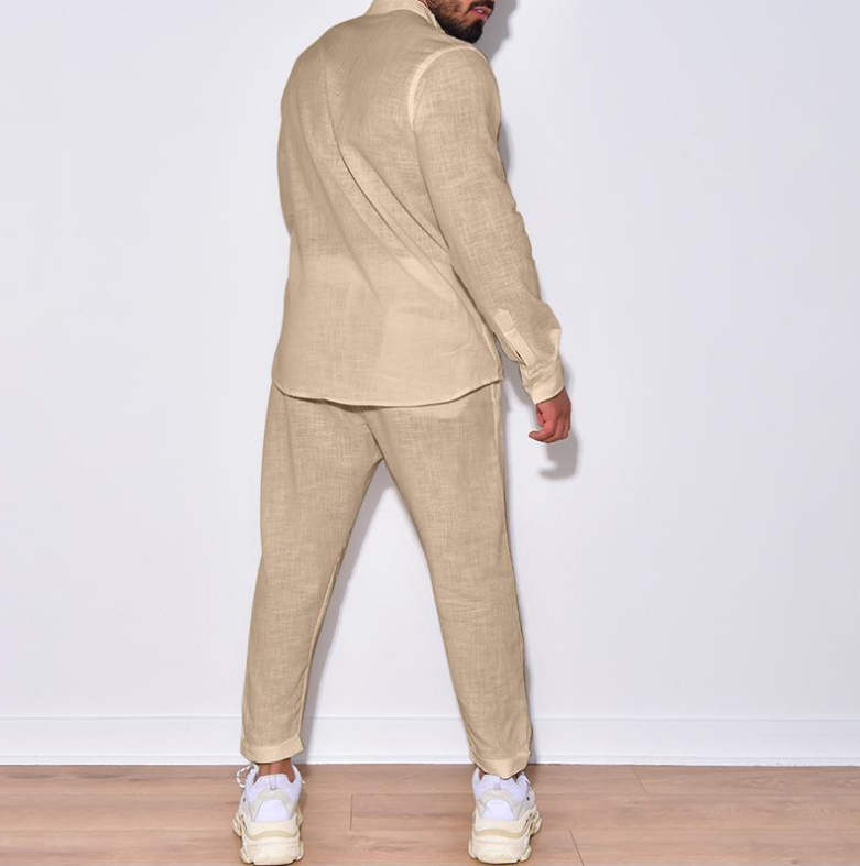 Costume Homme Été Léger et Confortable