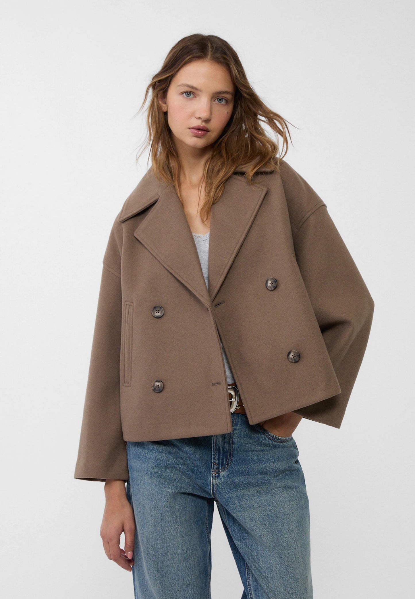 Veste en laine épaisse et élégante pour femme