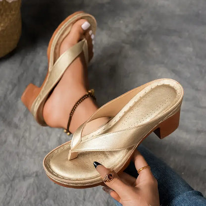 Sandales Femme Talon Confortable Semelle Ergonomique - PanierRoyale