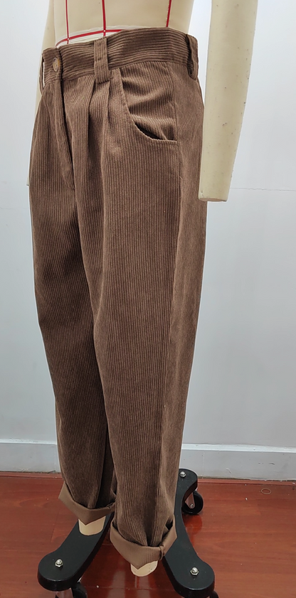 Pantalons Velours Soft et Élégants