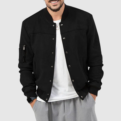 Veste Homme Hiver Étanche avec Capuchon et Poches Zippées