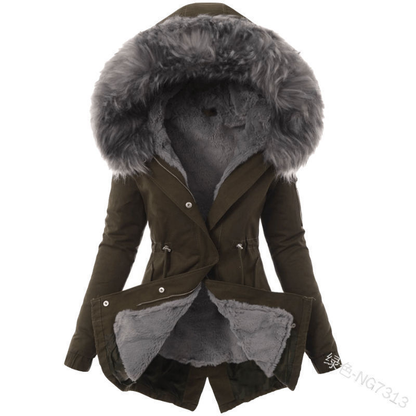 Veste Femme Hivernale Doublée et Chaude